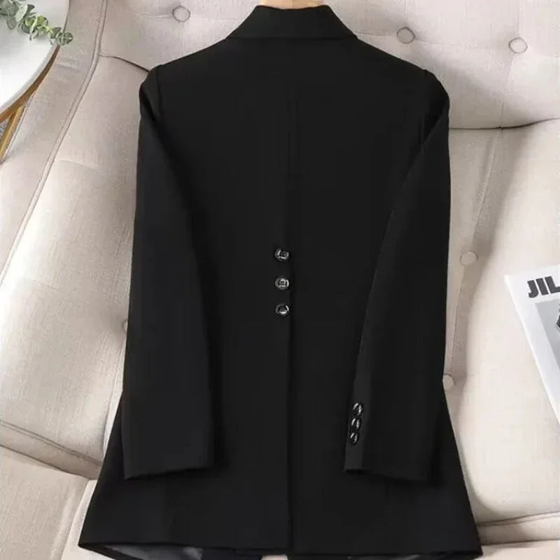 Blazer de Alfaiataria Slim com Fenda Traseira Lenogue