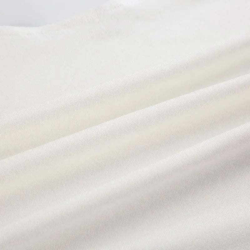 Blusa Ombro a Manga Longa Modelagem Ampla Lenogue