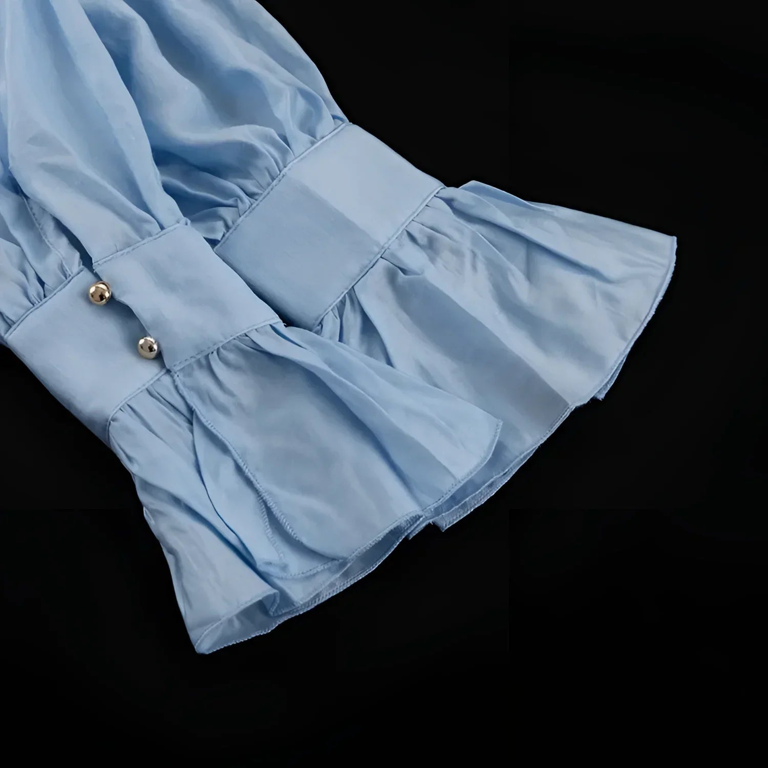 Blusa Transparente em Poliéster para Casual Chic Lenogue