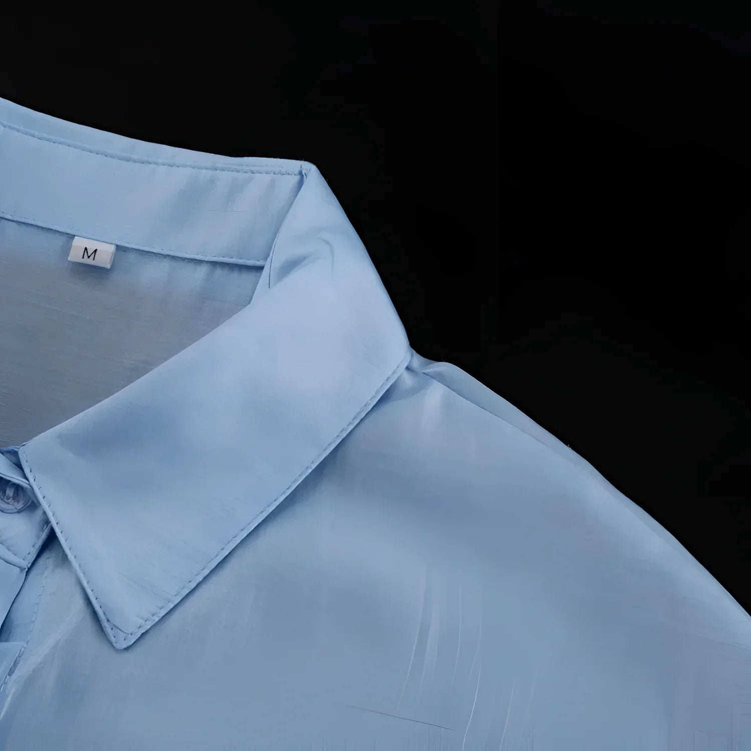 Blusa Transparente em Poliéster para Casual Chic Lenogue