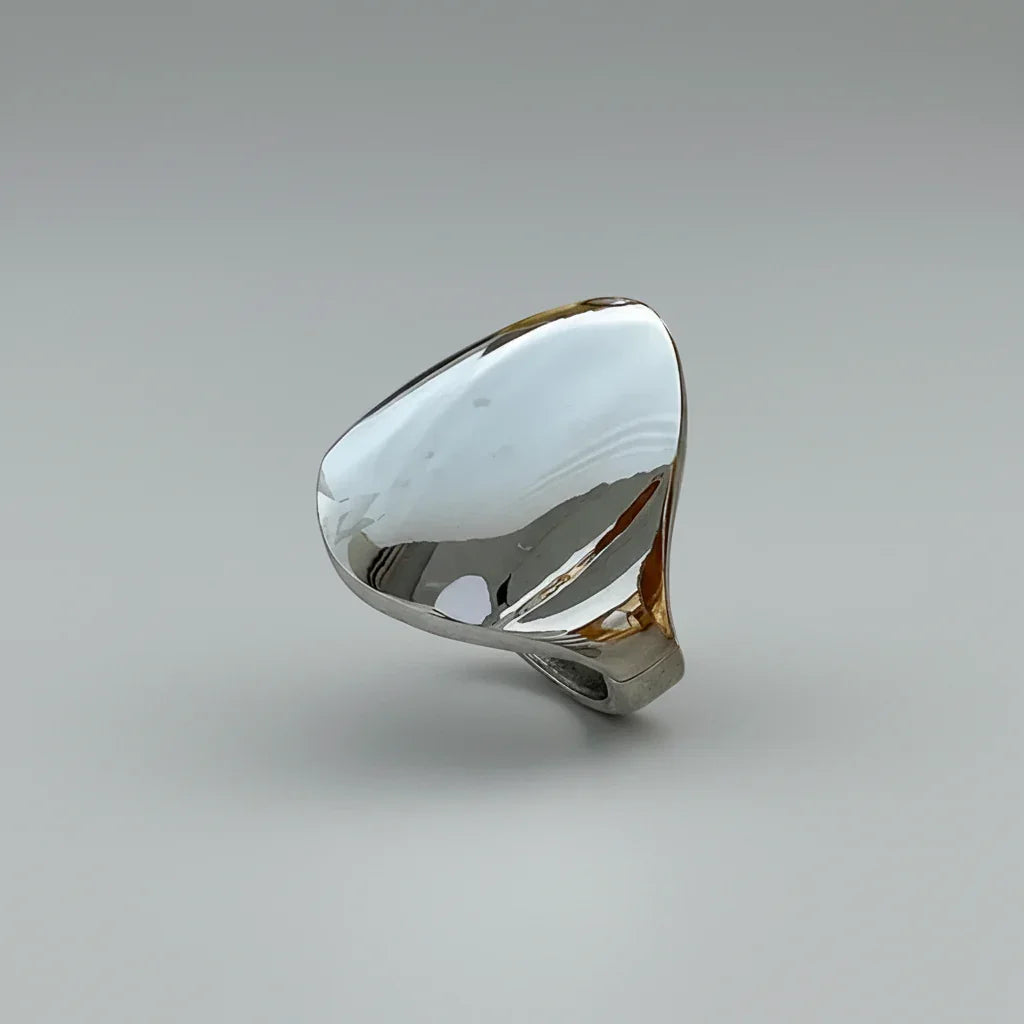 Bracelete Aro Aberto Acabamento Polido Lenogue Prata