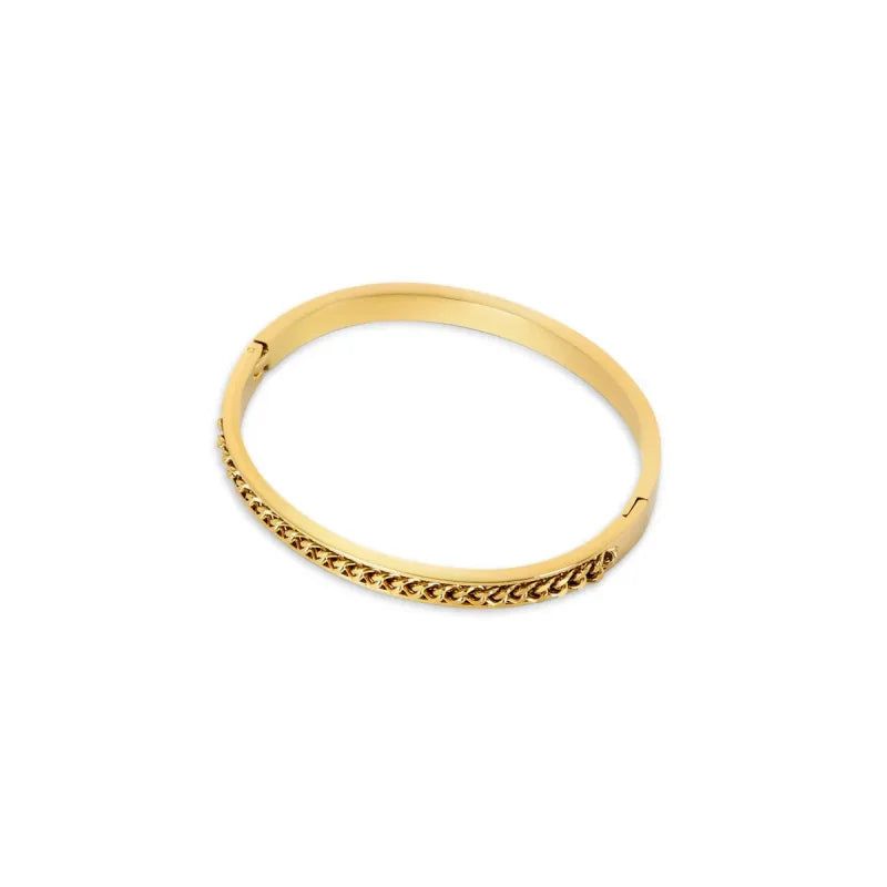 Bracelete Glamorous Elos Banhado em Ouro 18K Lenogue