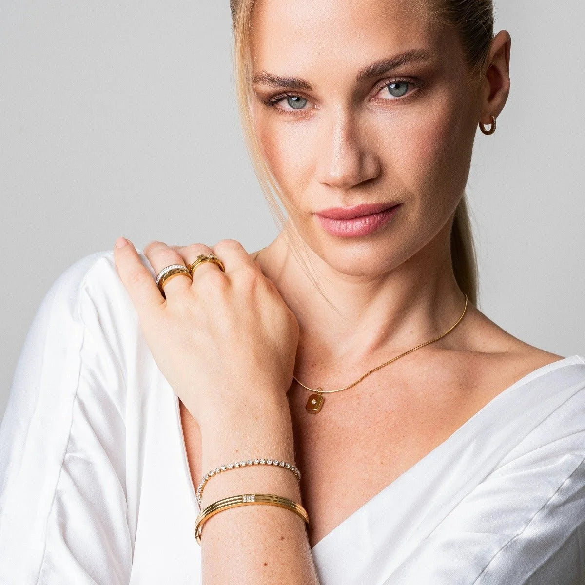 Bracelete Imperial Hanna Lenogue Ouro