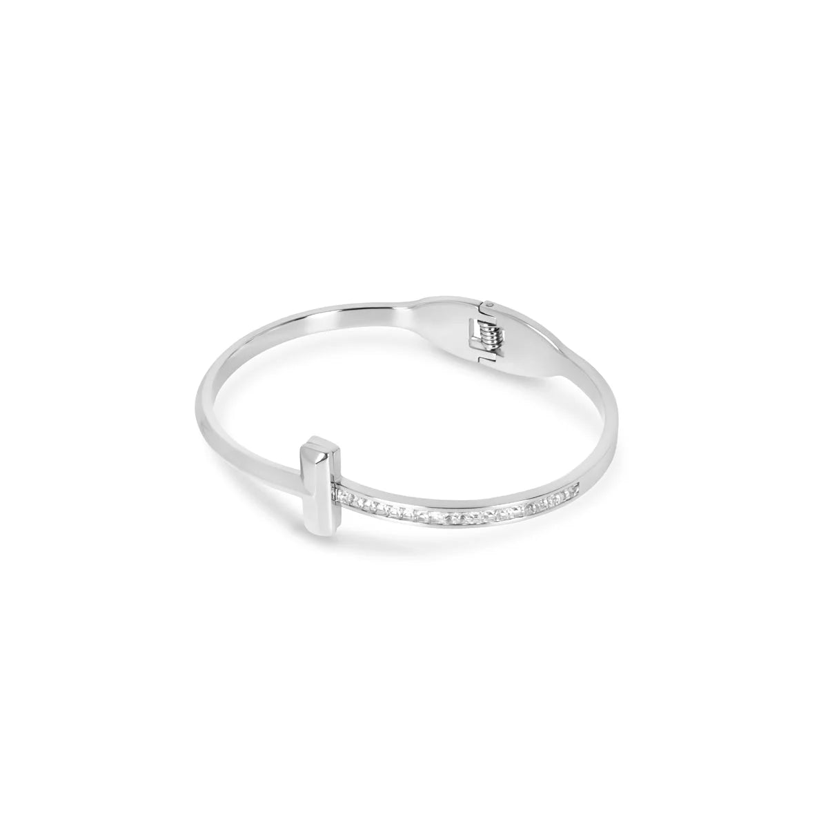 Bracelete Prestigious T-bar Elegance Prata Lenogue