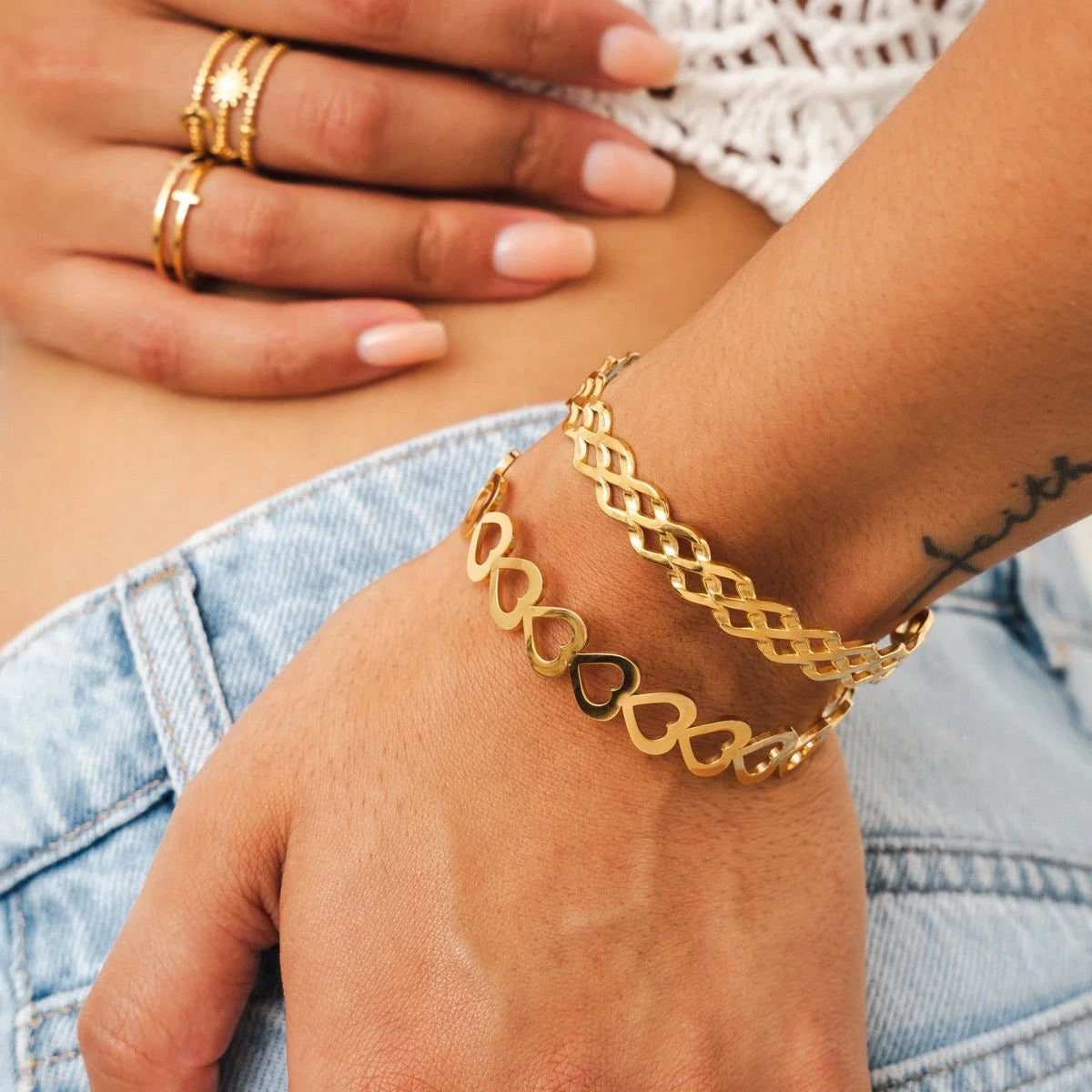 Bracelete Radiant Blogger Lenogue Ouro