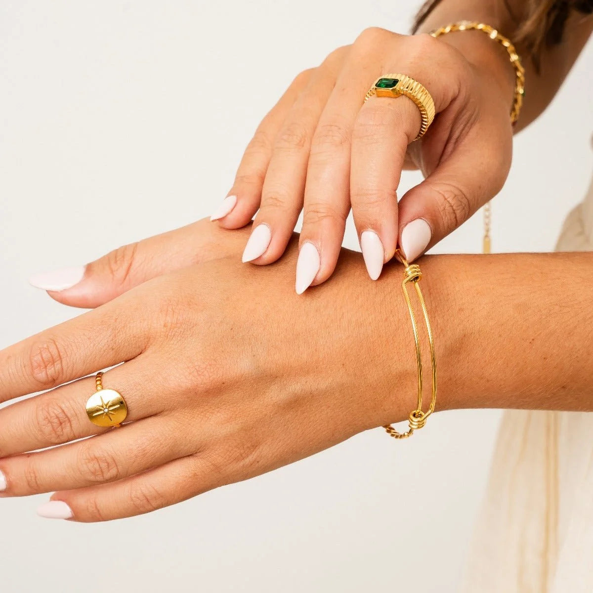 Bracelete Radiant Eva Delicado Lenogue Ouro