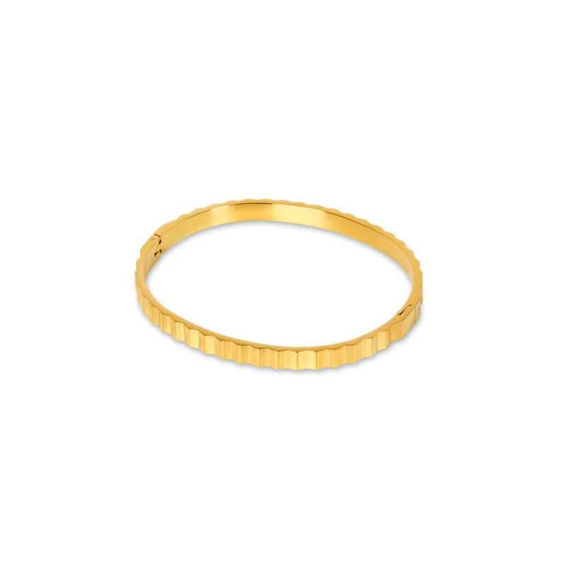 Bracelete Radiant Ripple Banhado em Ouro 18k Lenogue