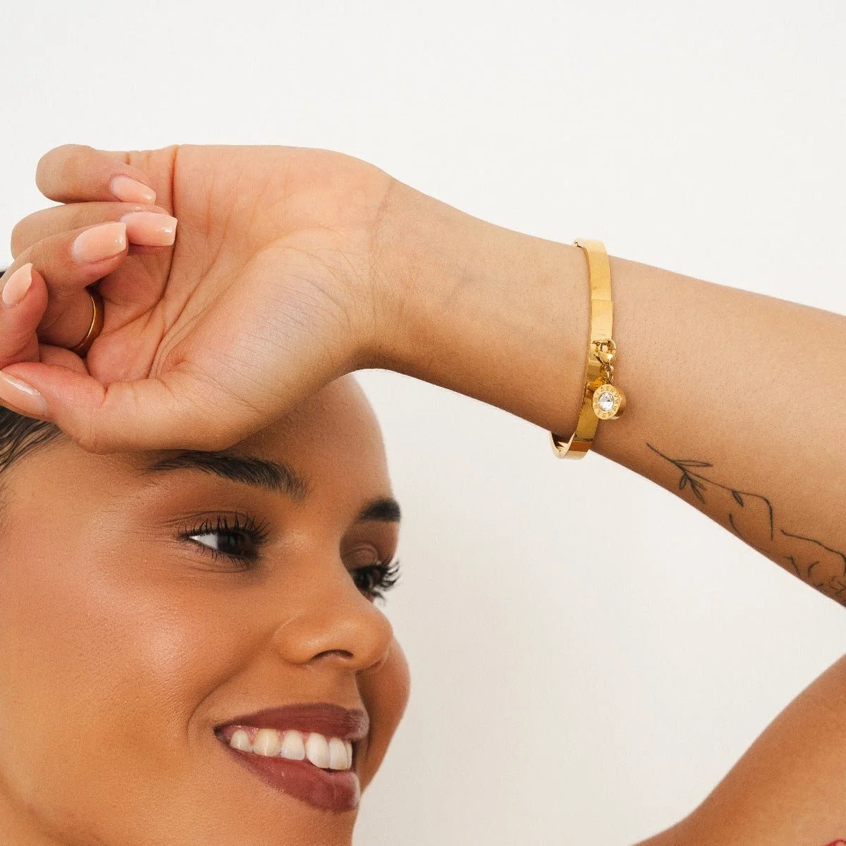 Bracelete Radiant Uniq Banhado a Ouro 18k Lenogue 17cm