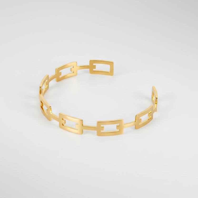 Bracelete Royal Alexandra Lenogue Ouro