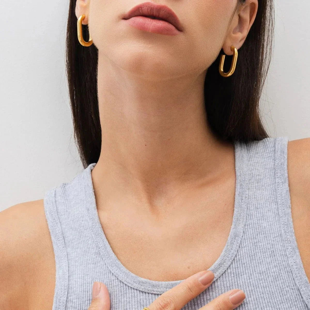 Brinco Prestigious Argola Piper Lenogue Ouro