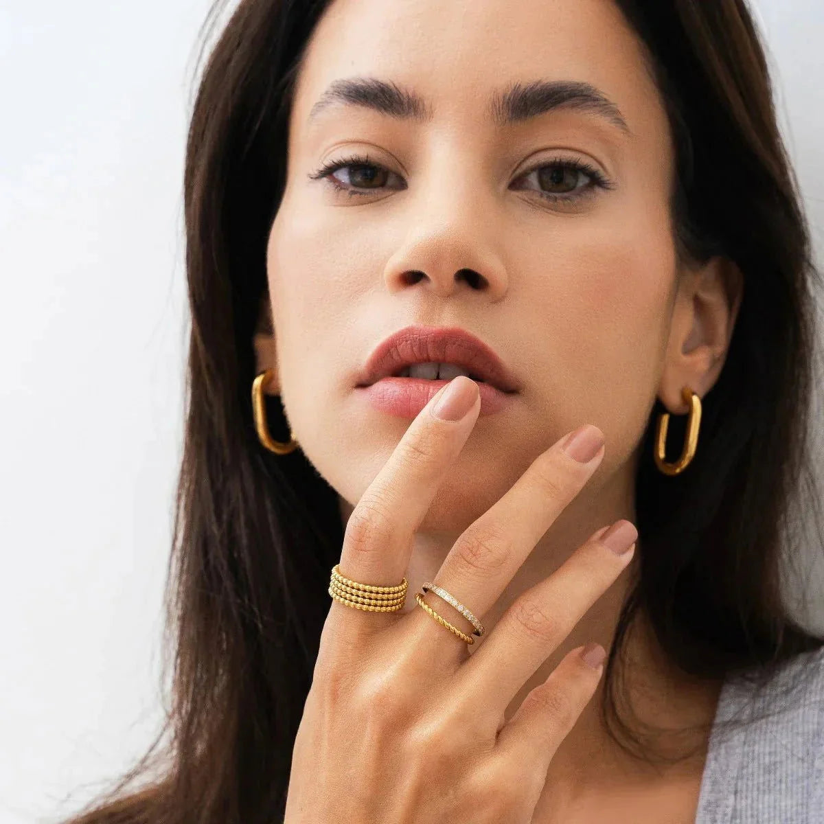 Brinco Prestigious Argola Piper Lenogue Ouro