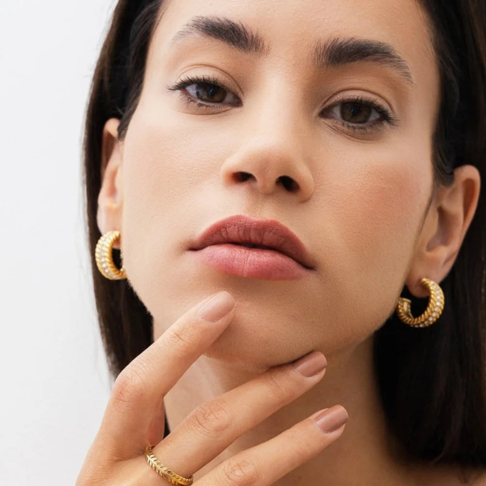 Brinco Royal de Argola Date Lenogue Ouro