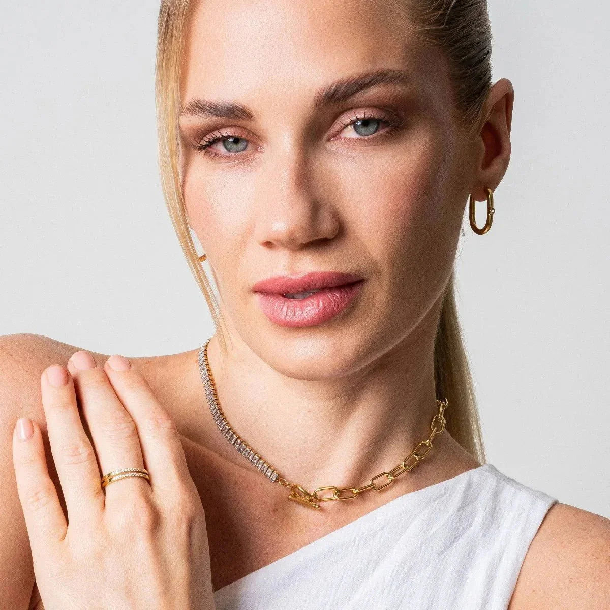 Brincos Divine de Argola Shine Lenogue Ouro