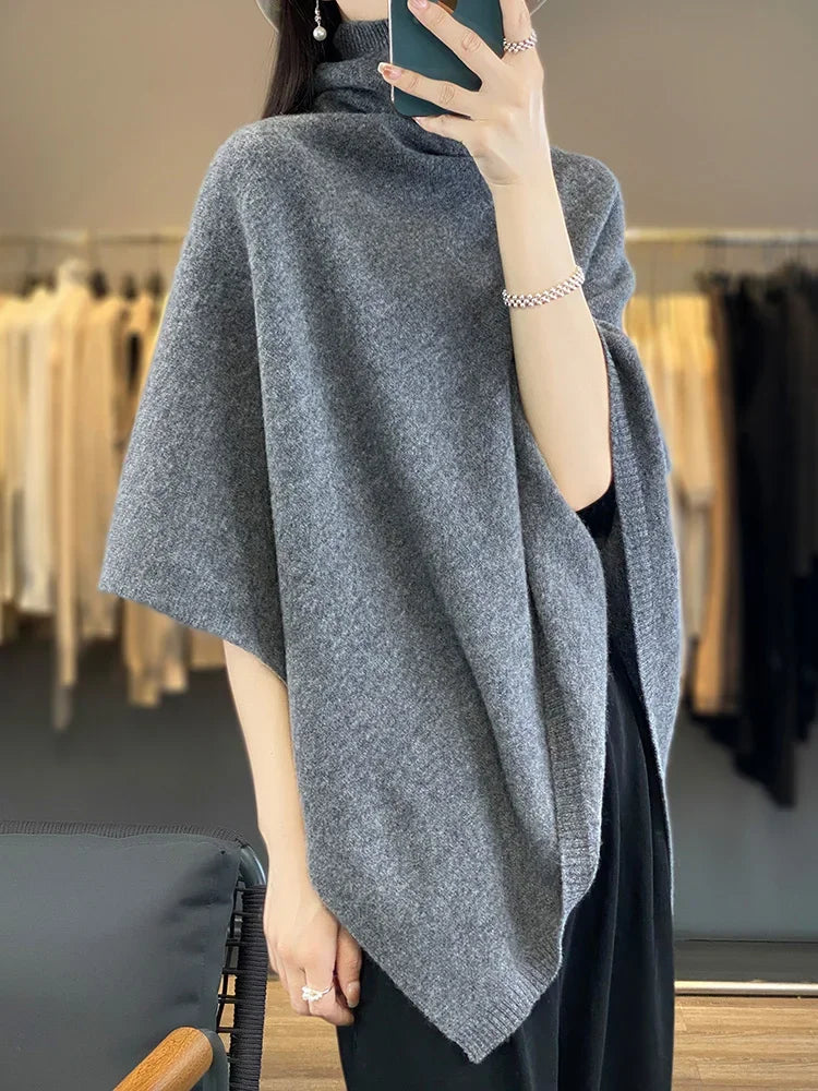 Cachecol em Lã Merino Pura para Inverno e Viagens Lenogue