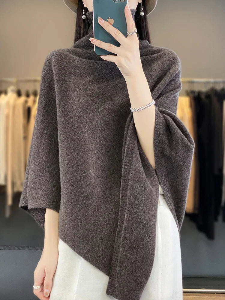 Cachecol em Lã Merino Pura para Inverno e Viagens Lenogue