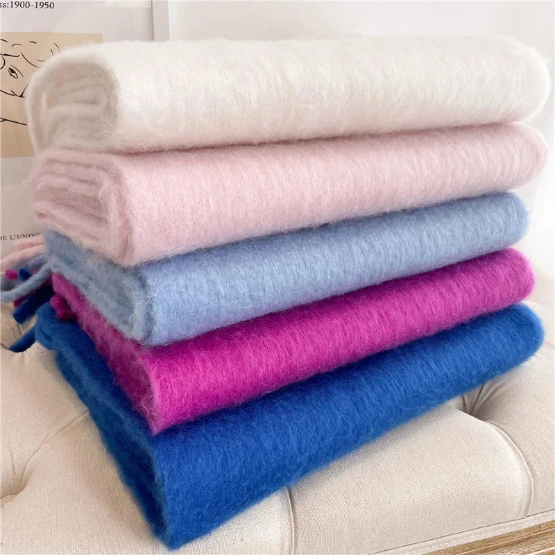 Cachecol Pashmina Toque de Cashmere para Inverno Lenogue