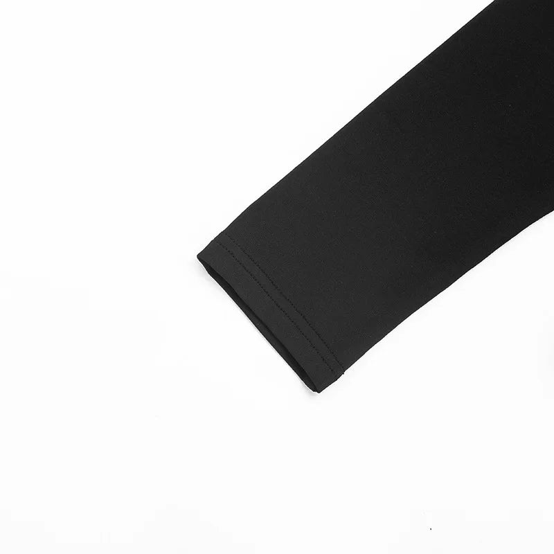 Camiseta de Tricô com Manga Longa e Gola Redonda Éclat Lenogue