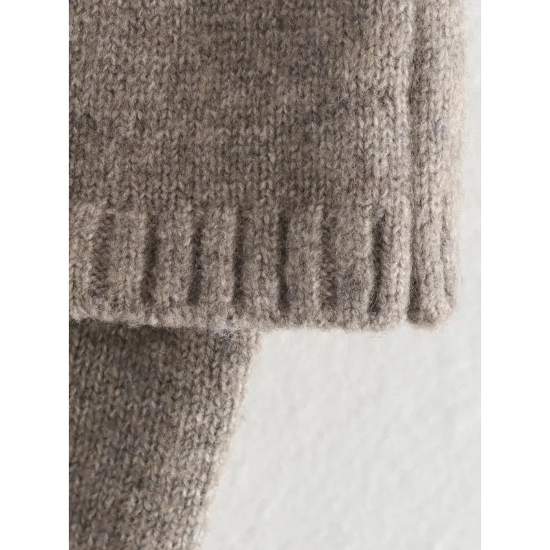 Cardigã Capa Cropped em Tricot para Casual Chic Lenogue