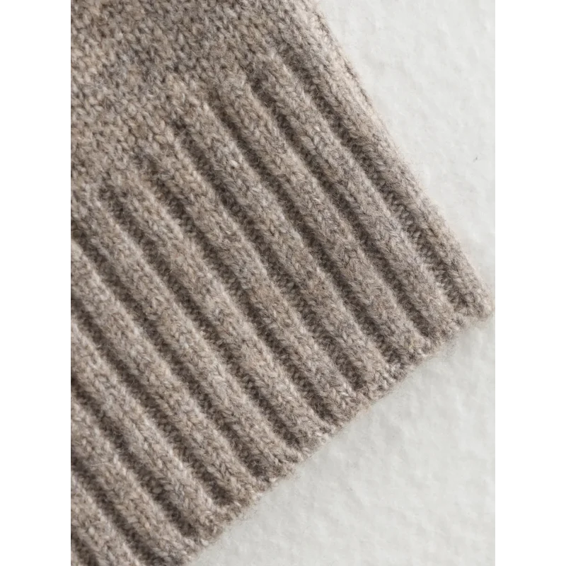 Cardigã Capa Cropped em Tricot para Casual Chic Lenogue