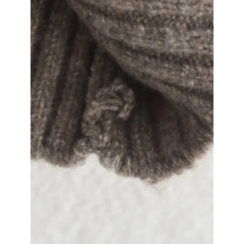 Cardigã Capa Cropped em Tricot para Casual Chic Lenogue