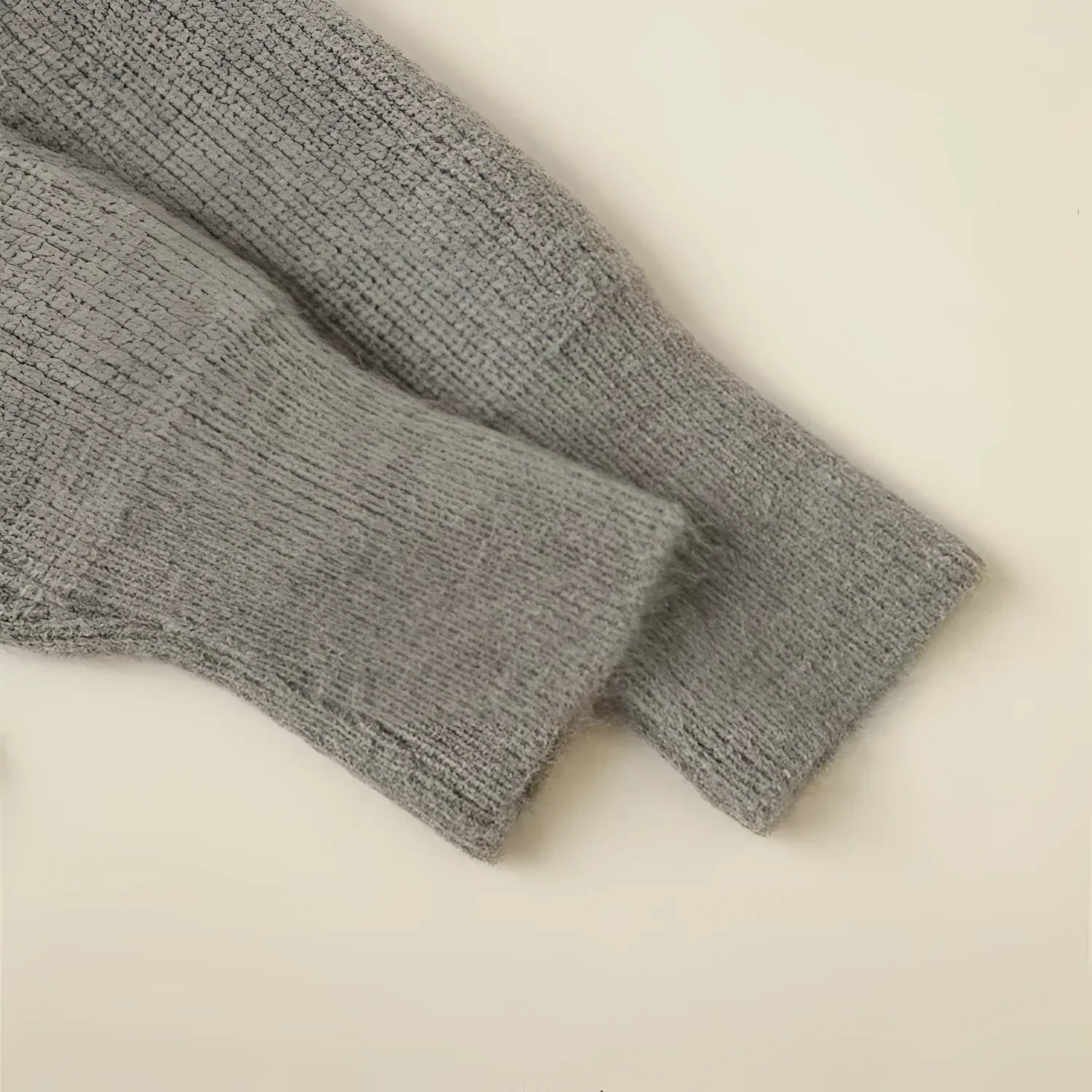 Cardigã em Tricot com Laço para Casual Chic Lenogue