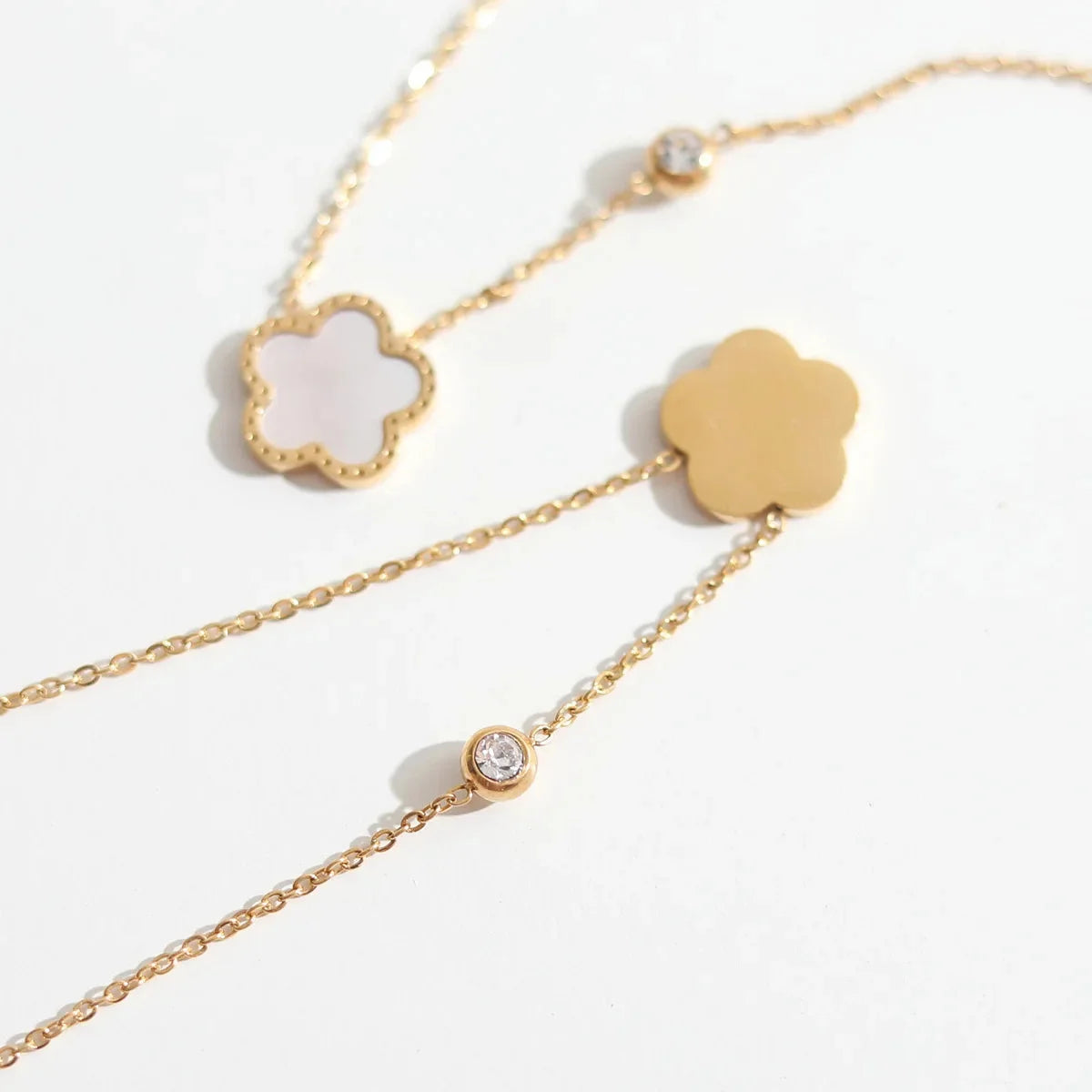 Colar Imperial Trevo Alhambra Inspiração Lenogue