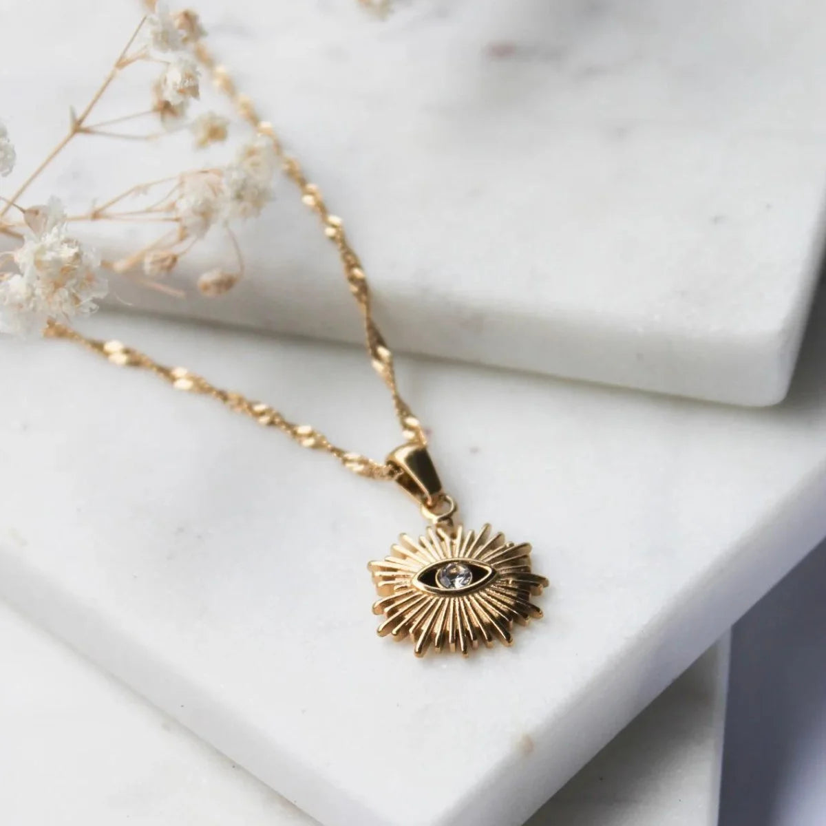 Colar Luxurious Eye Lenogue Ouro