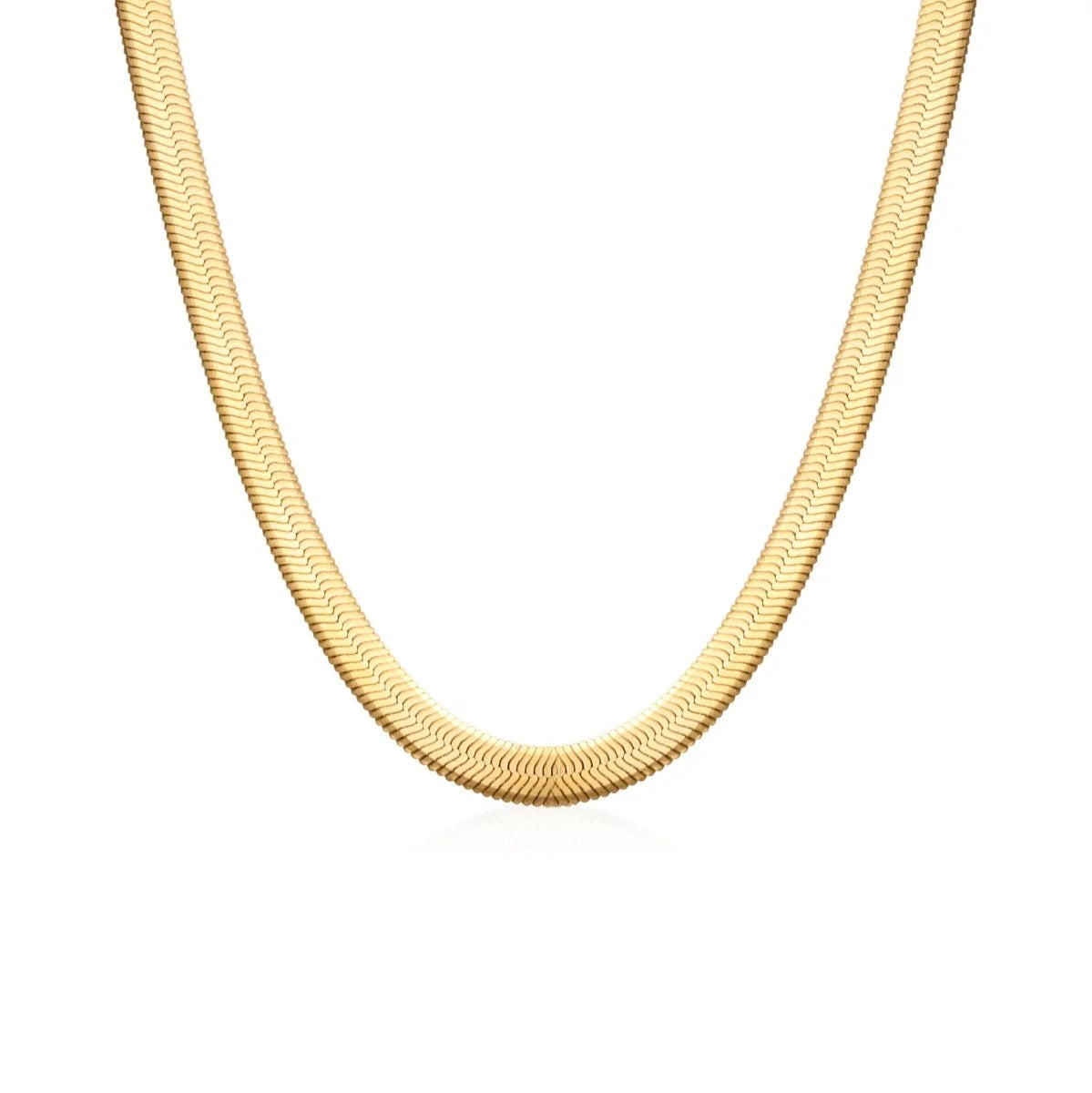 Colar Luxurious Malha Snake Dourado Lenogue 44cm - 4mm