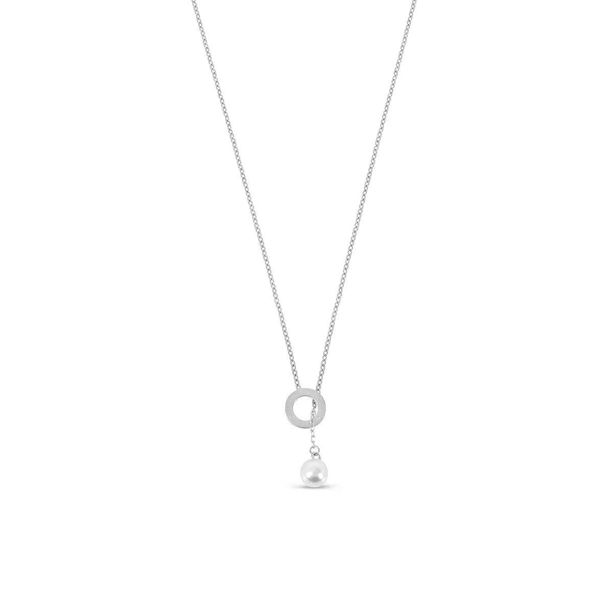 Colar Noble Sicília Pérola Prata Lenogue