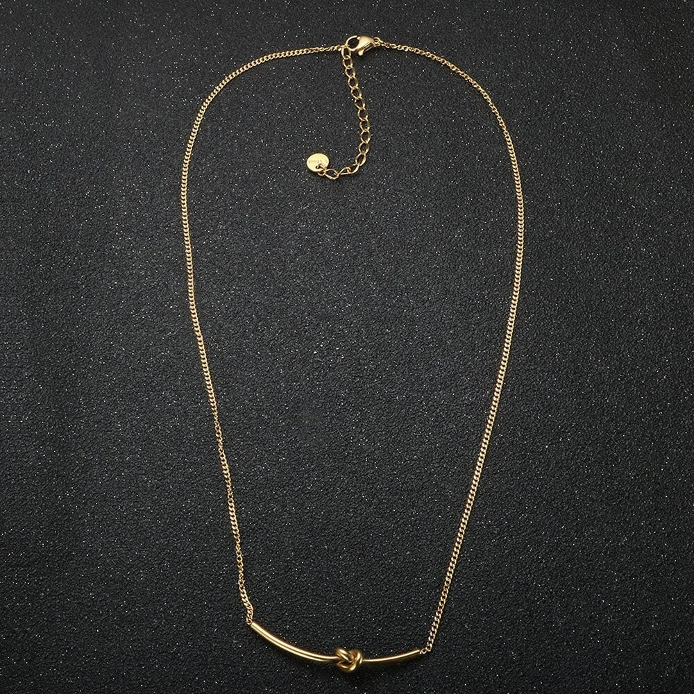 Colar Prestigious Nó Lenogue Ouro