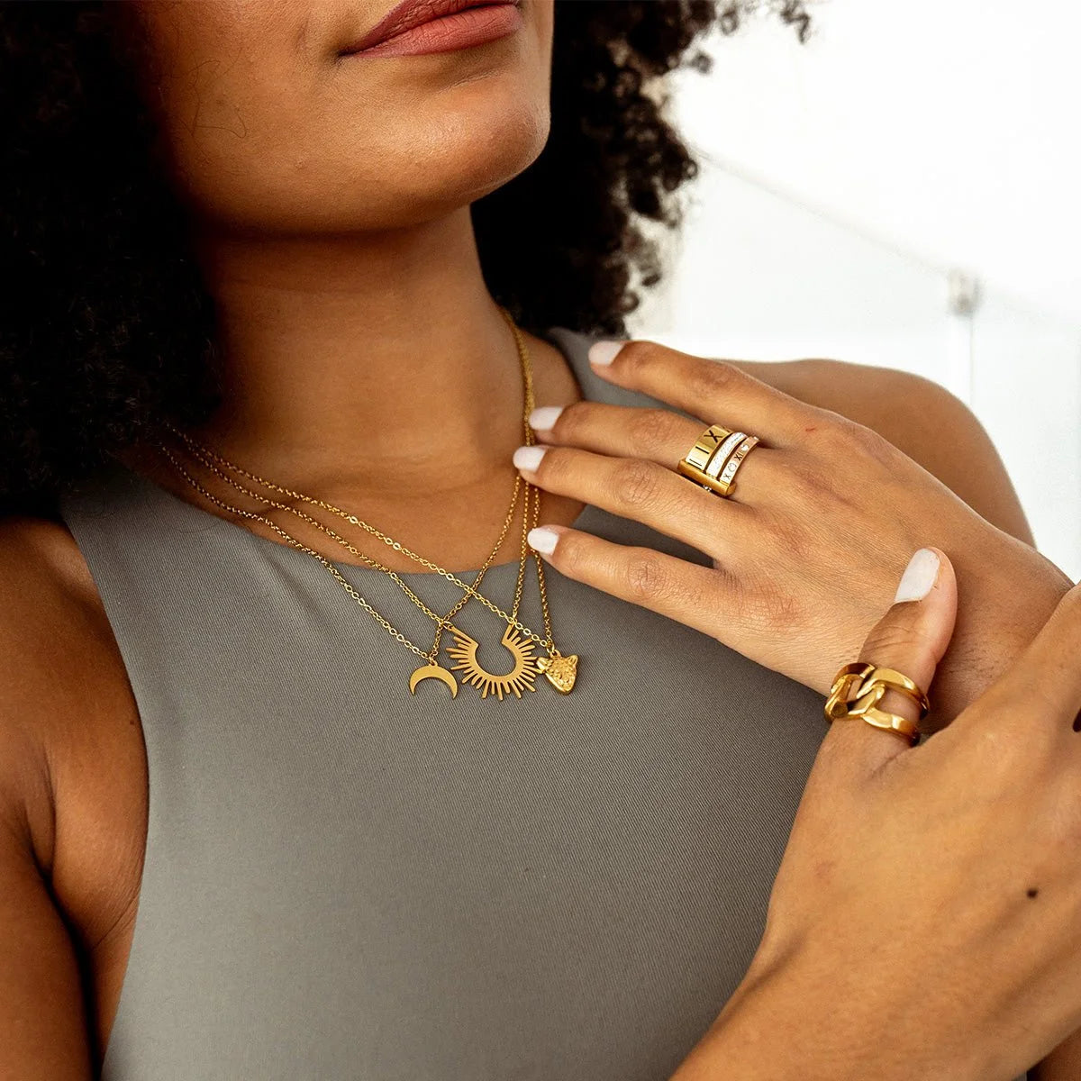 Colar Prestigious Spike Pingente Lenogue 43cm