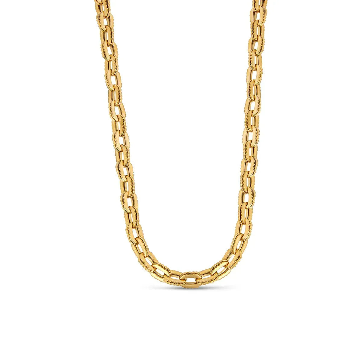 Colar Royal Elos Chunky Lenogue Ouro