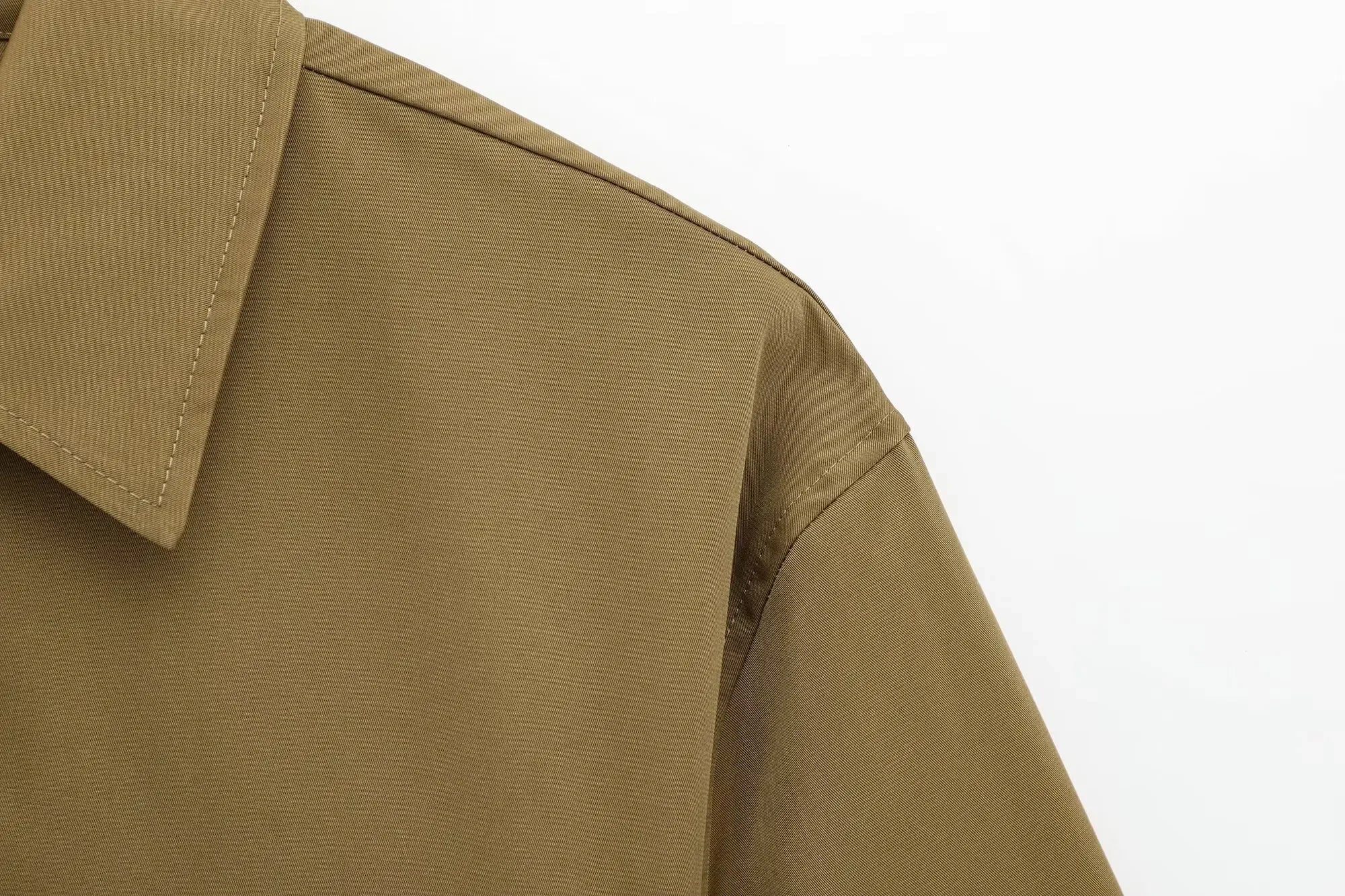 Conjunto Casual com Camisa de Bolsos e Shorts para Verão Lenogue