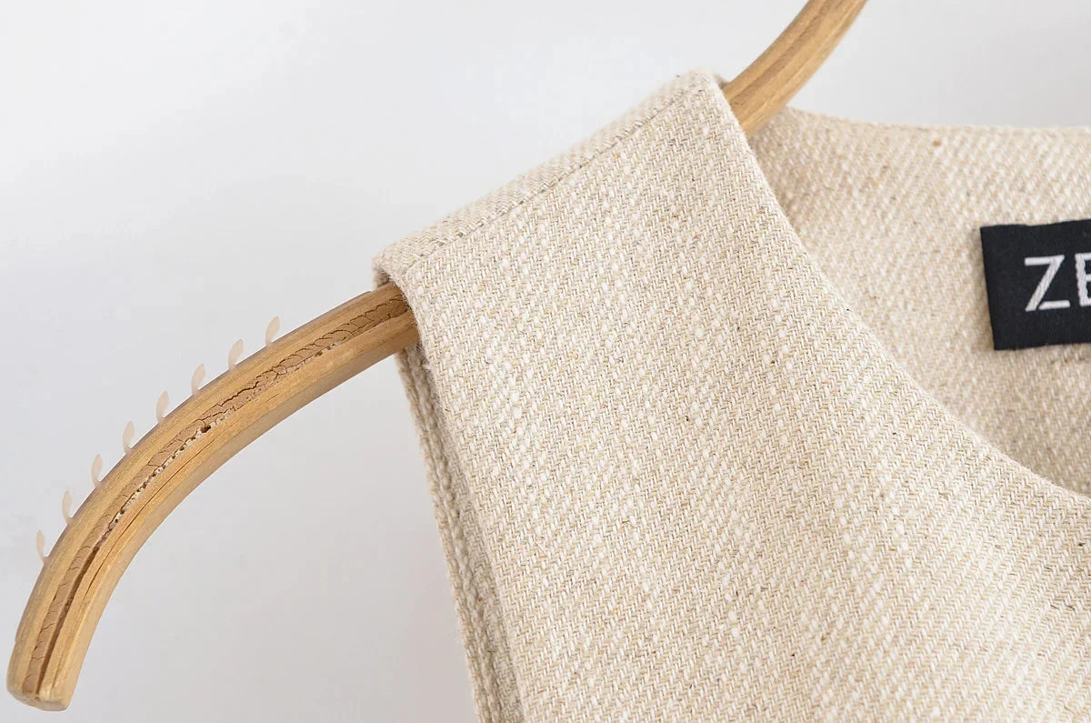 Conjunto Colete e Calça Reta de Alfaiataria Cintura Alta Lenogue