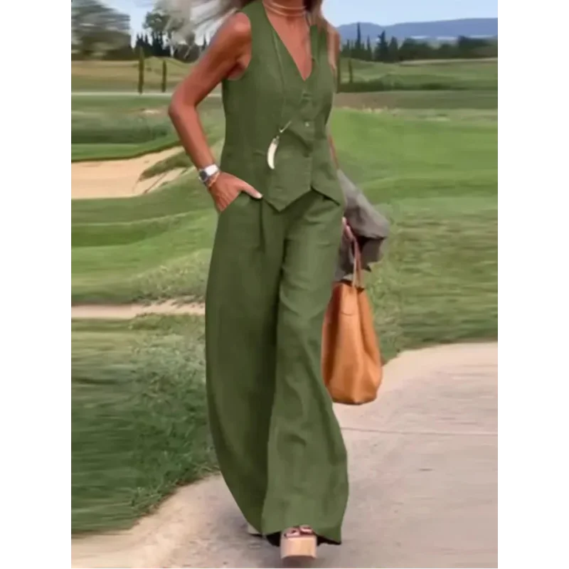 Conjunto de Alfaiataria Casual Chic para Trabalho Lenogue