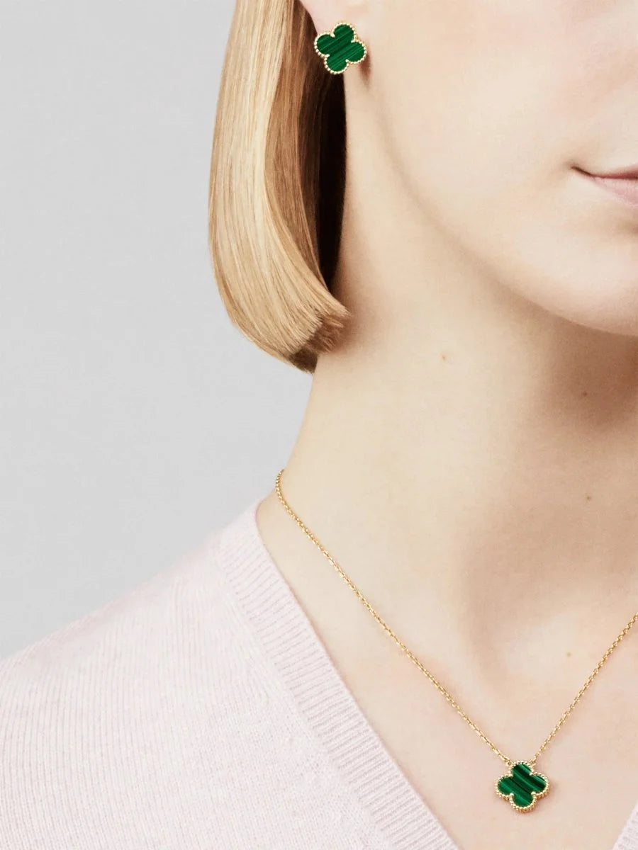 Conjunto Radiant Colar Pulseira e Brinco Alhambra Lenogue