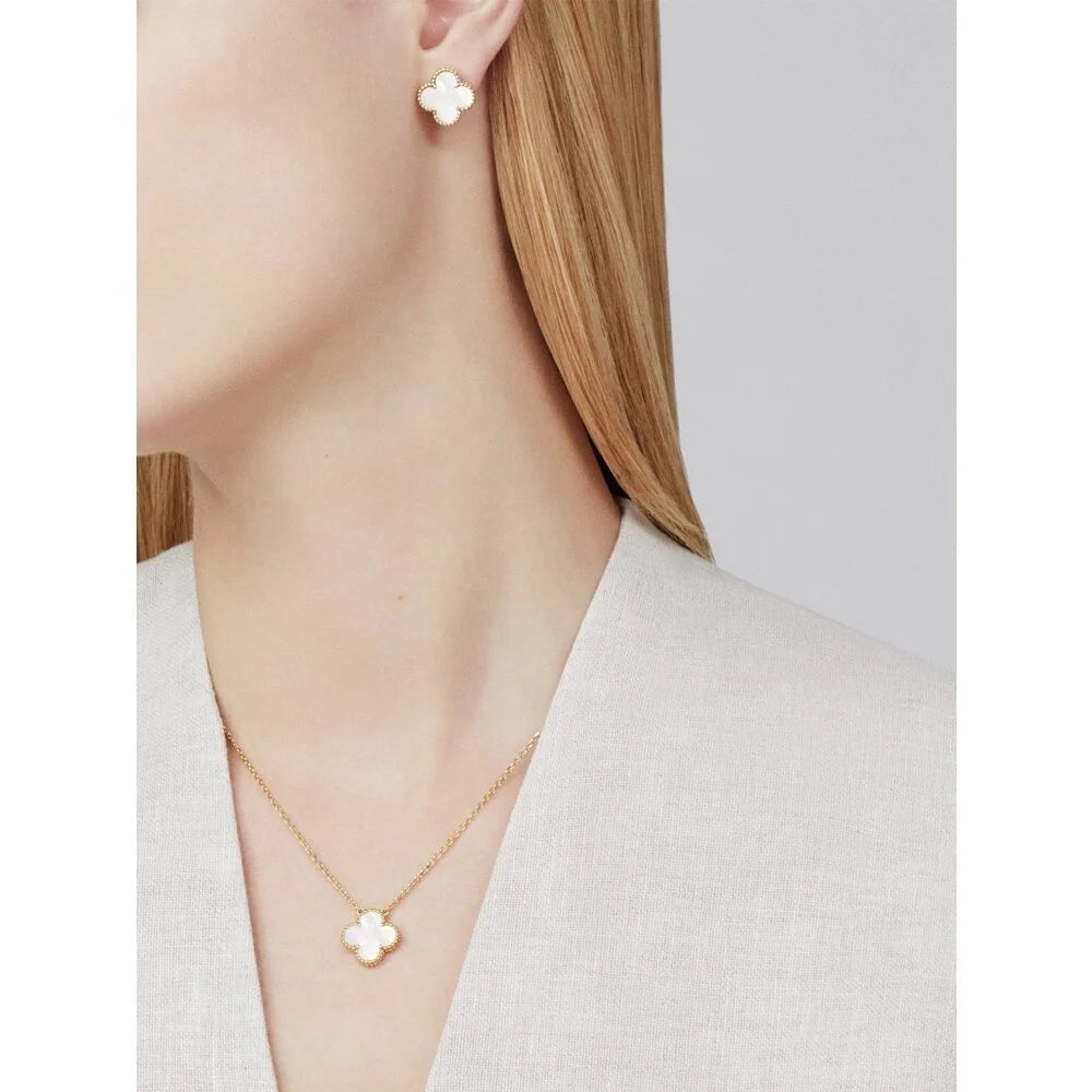 Conjunto Radiant Colar Pulseira e Brinco Alhambra Lenogue