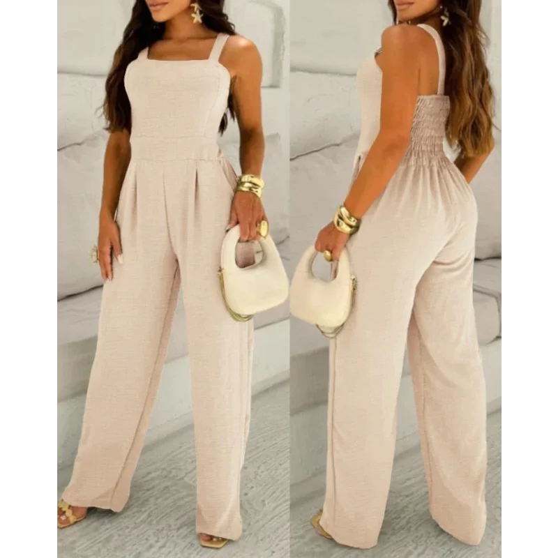 Macacão Elegante com Cintura Marcada para Eventos Lenogue