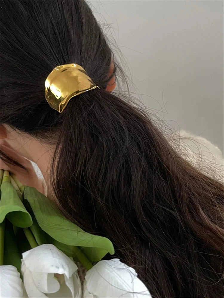 Presilha de Cabelo Noble Metálica Design Boho Lenogue