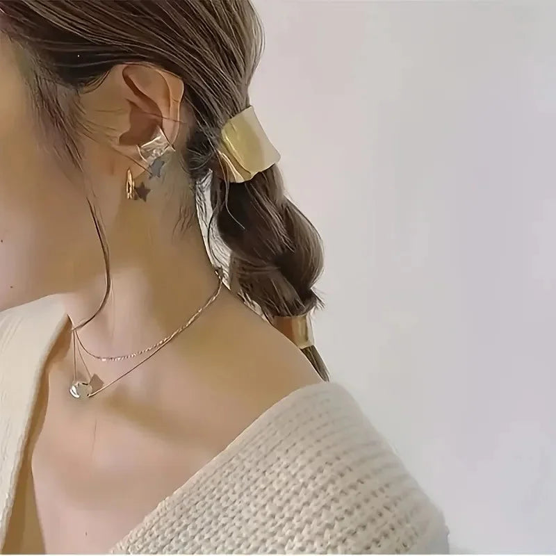 Presilha de Cabelo Noble Metálica Design Boho Lenogue