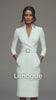 Vestido Midi Tubinho Jersey Gola Alta Cintura Marcada Lenogue