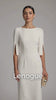 Vestido Midi com Aplicações de Miçangas Slim Soirée Lenogue