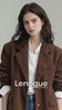 Blazer de Veludo Cotelê Marrom com Botões Vintage Raffiné Lenogue