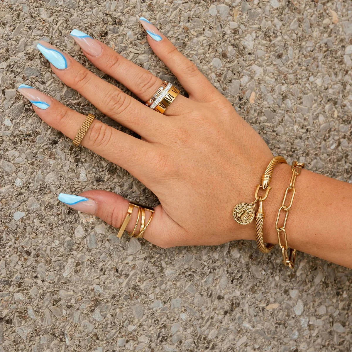 Pulseira Imperial Elos Celina Corrente Lenogue Ouro