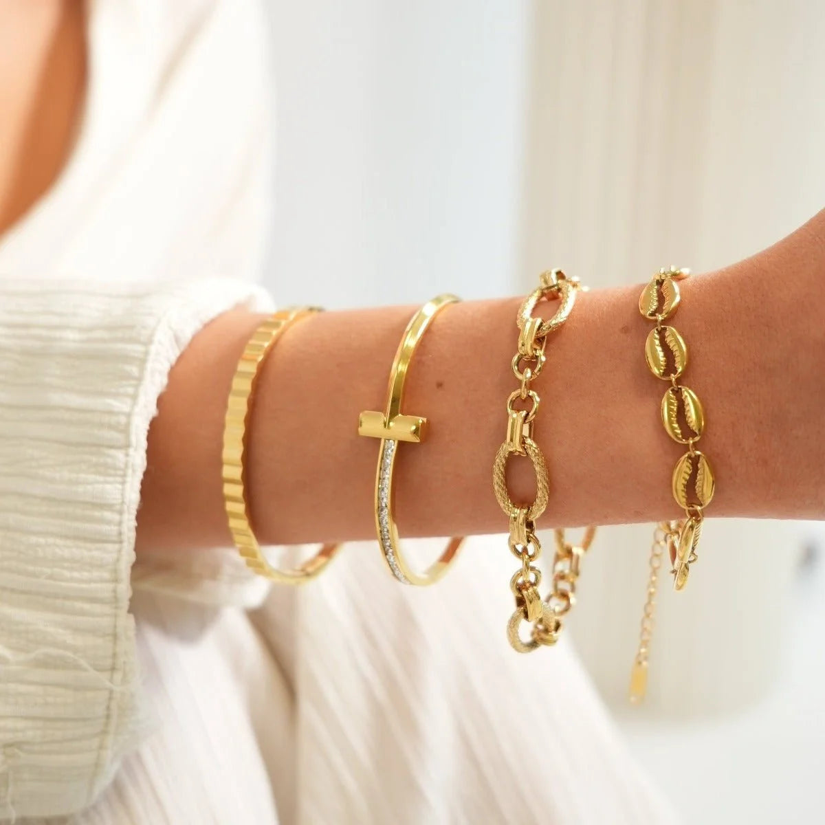 Pulseira Prestigious Lux Banhada em Ouro 18k Lenogue