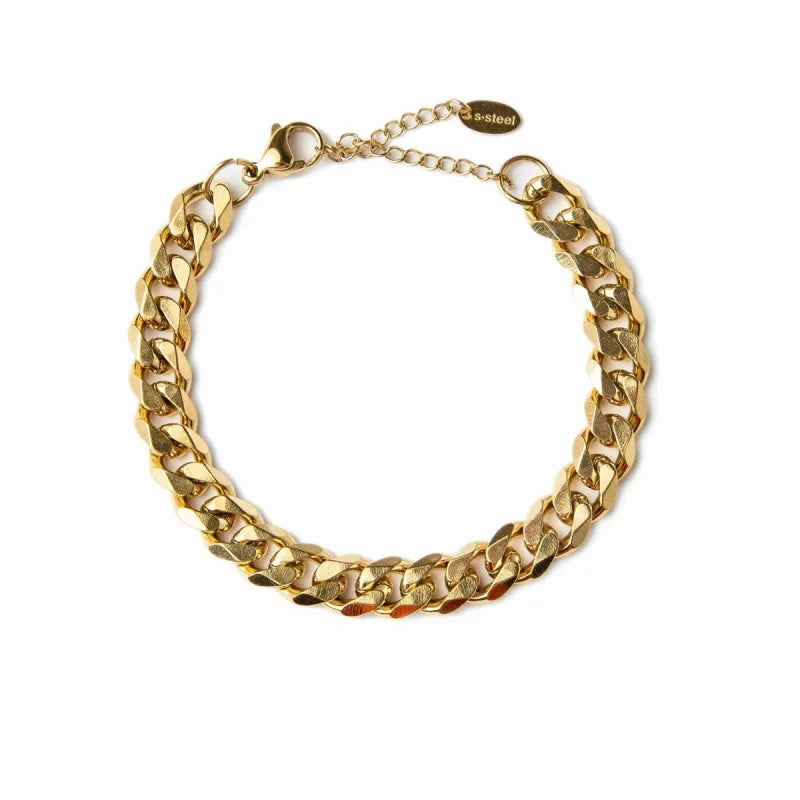 Pulseira Pure de Corrente Petra Banhado em Ouro 18K Lenogue