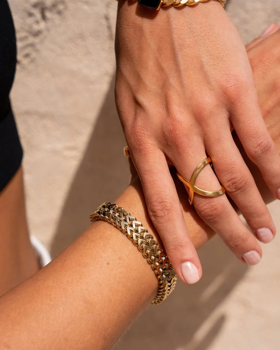 Pulseira Pure de Corrente Petra Lenogue 18cm + 5cm Extensão