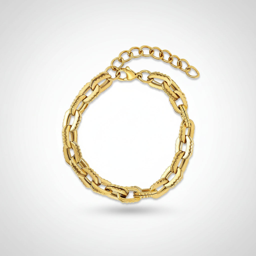 Pulseira Pure Elos Chunky Lenogue Ouro