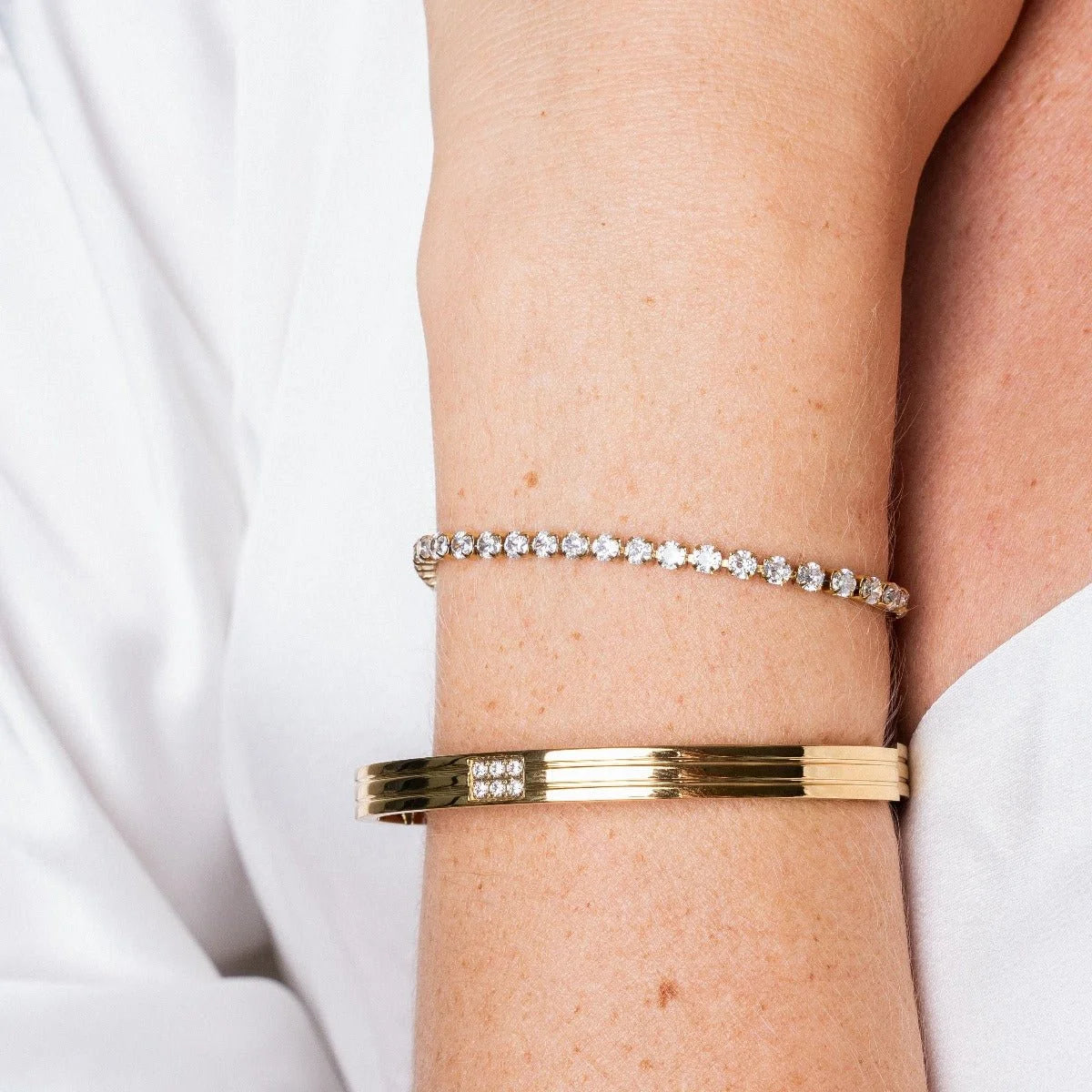 Pulseira Radiant Riviera Puket Ajustável Lenogue Ouro