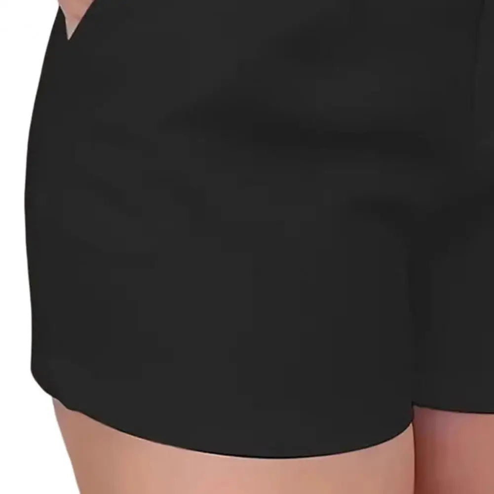 Short de Verão com Cintura Alta e Bolsos Flare Raffiné Lenogue